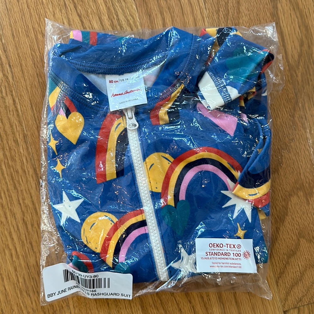 Hanna Anderson rash guard 18-24mo NWT